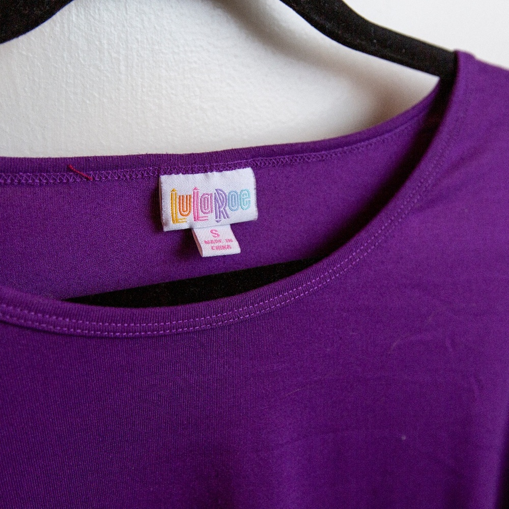 LULAROE Irma Top High-Low Tunic T Shirt Tee